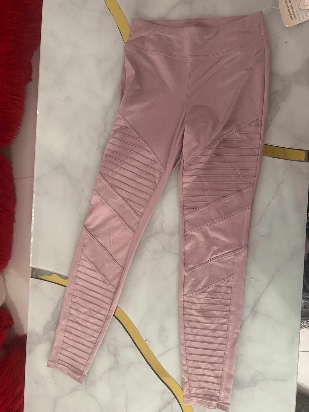 Pink Moto Leggings - Size M
