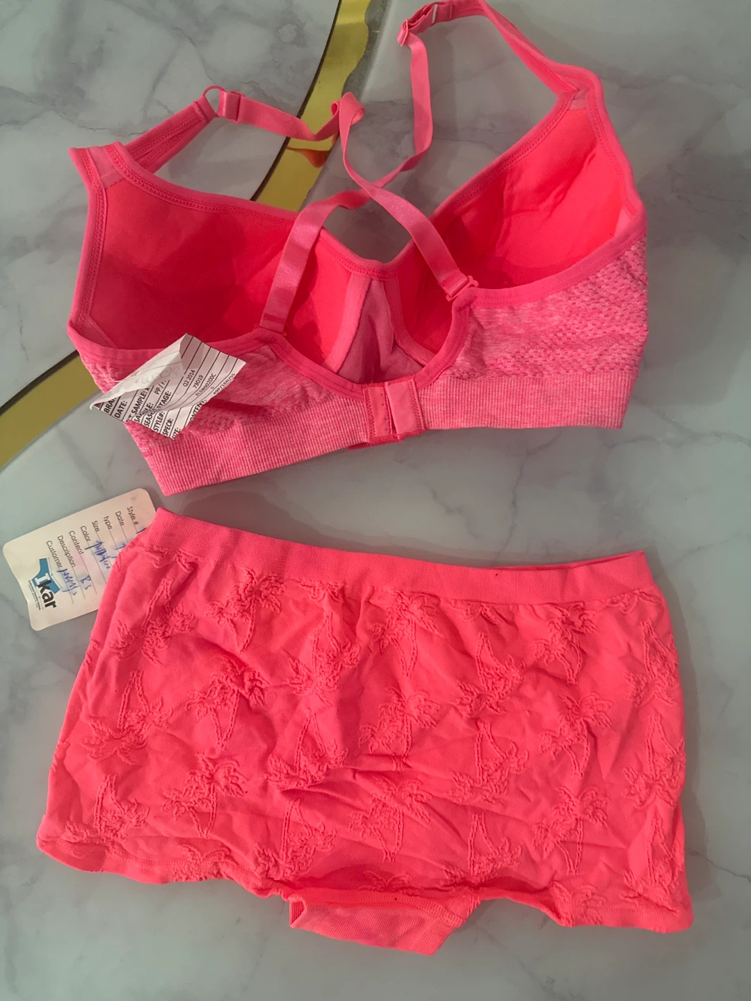 Karla Sports Bra and Shorts Set Pink size S - photo 2