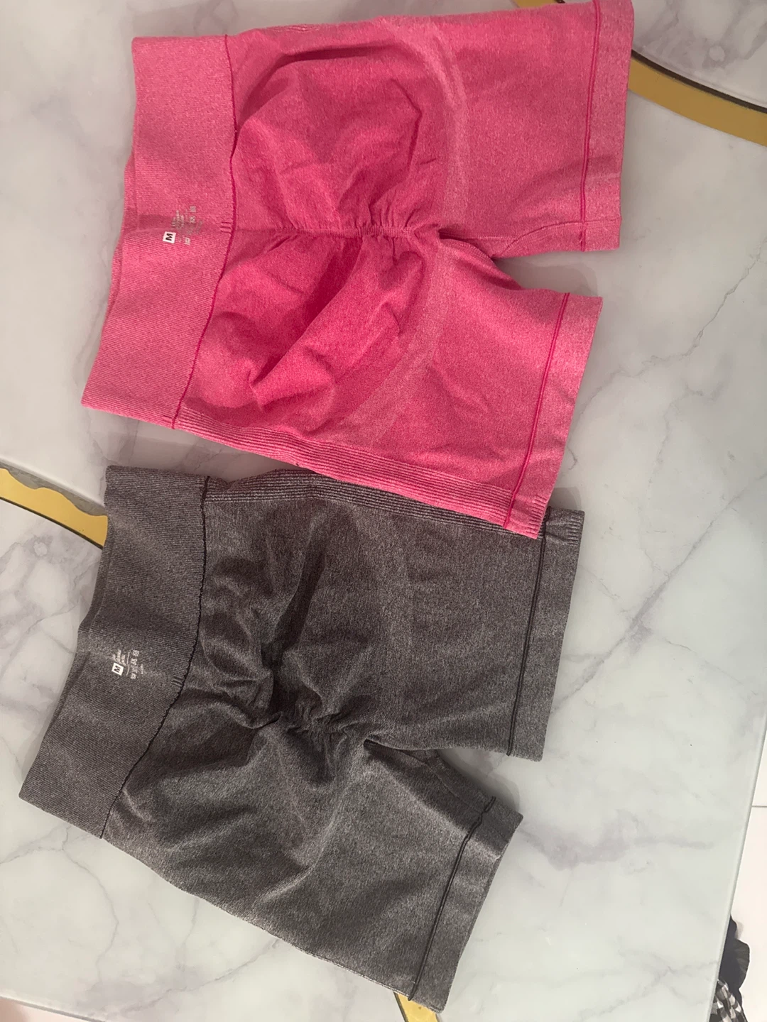 New Athletic Shorts  - Pink & Grey (Size M)  1 $5 - photo 2