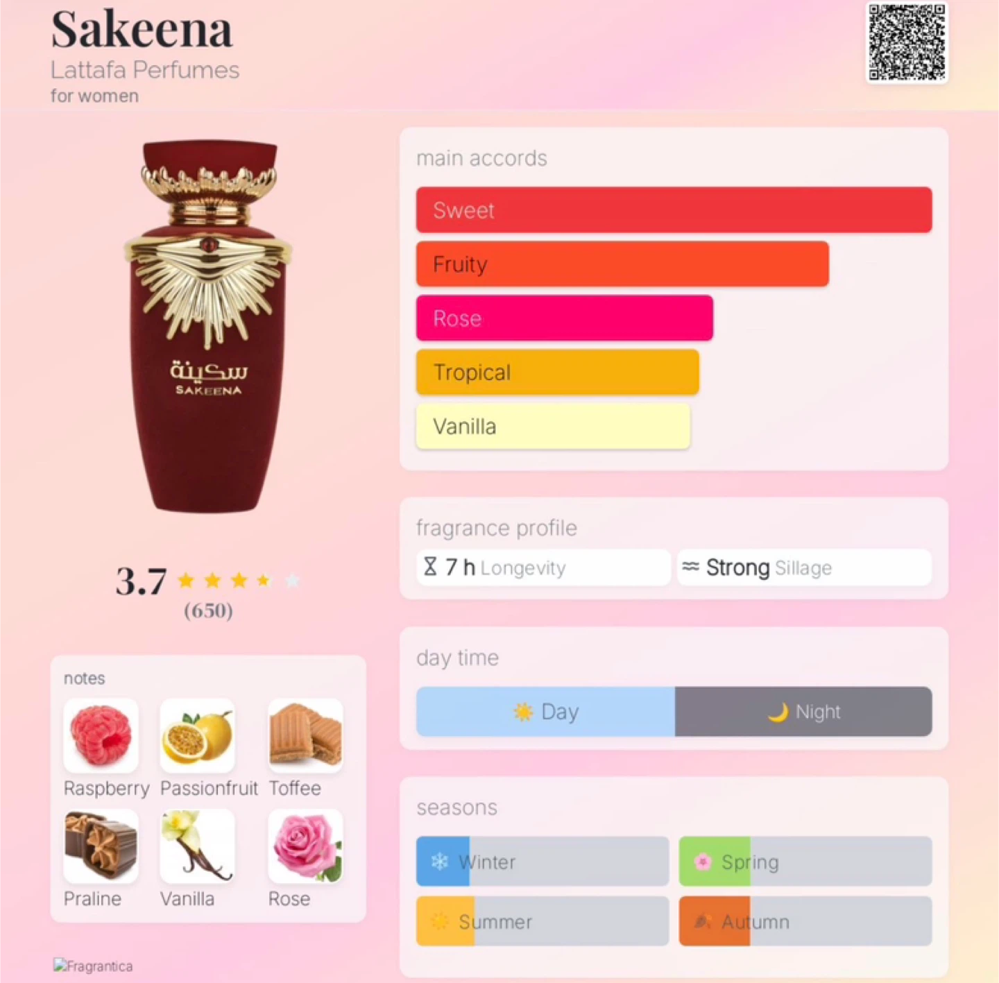 Lattafa Sakeena Eau de Parfum for Women 100mL - photo 2