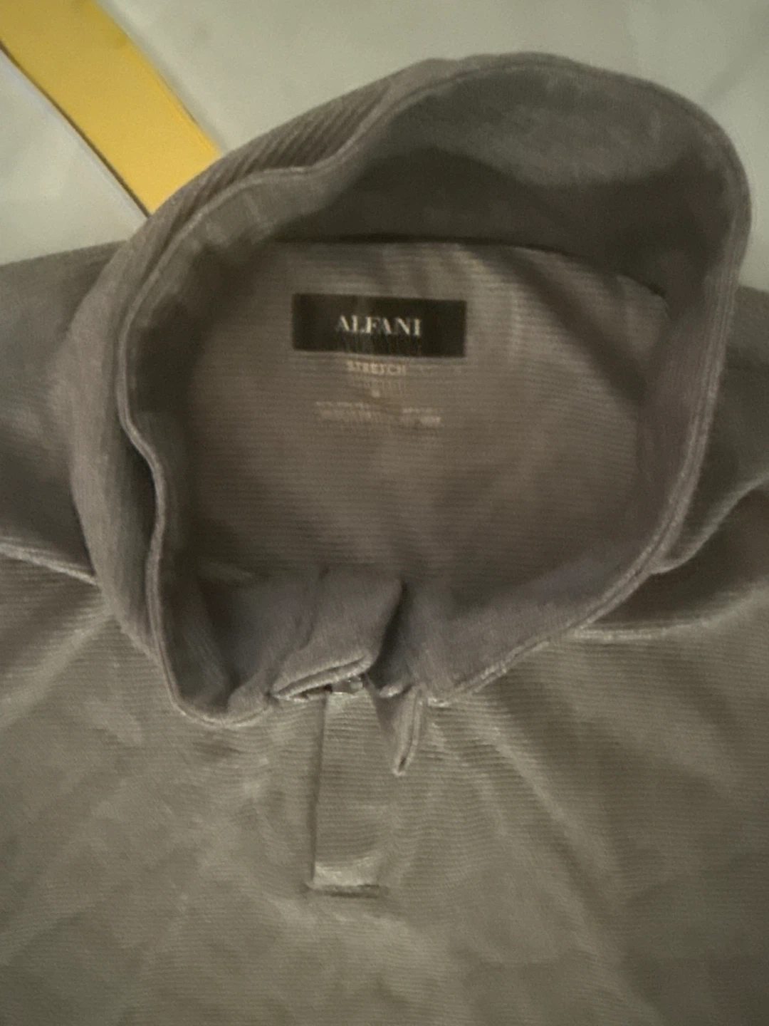Alfani Men's Stretch Pullover Top - Gray, Size M - photo 3
