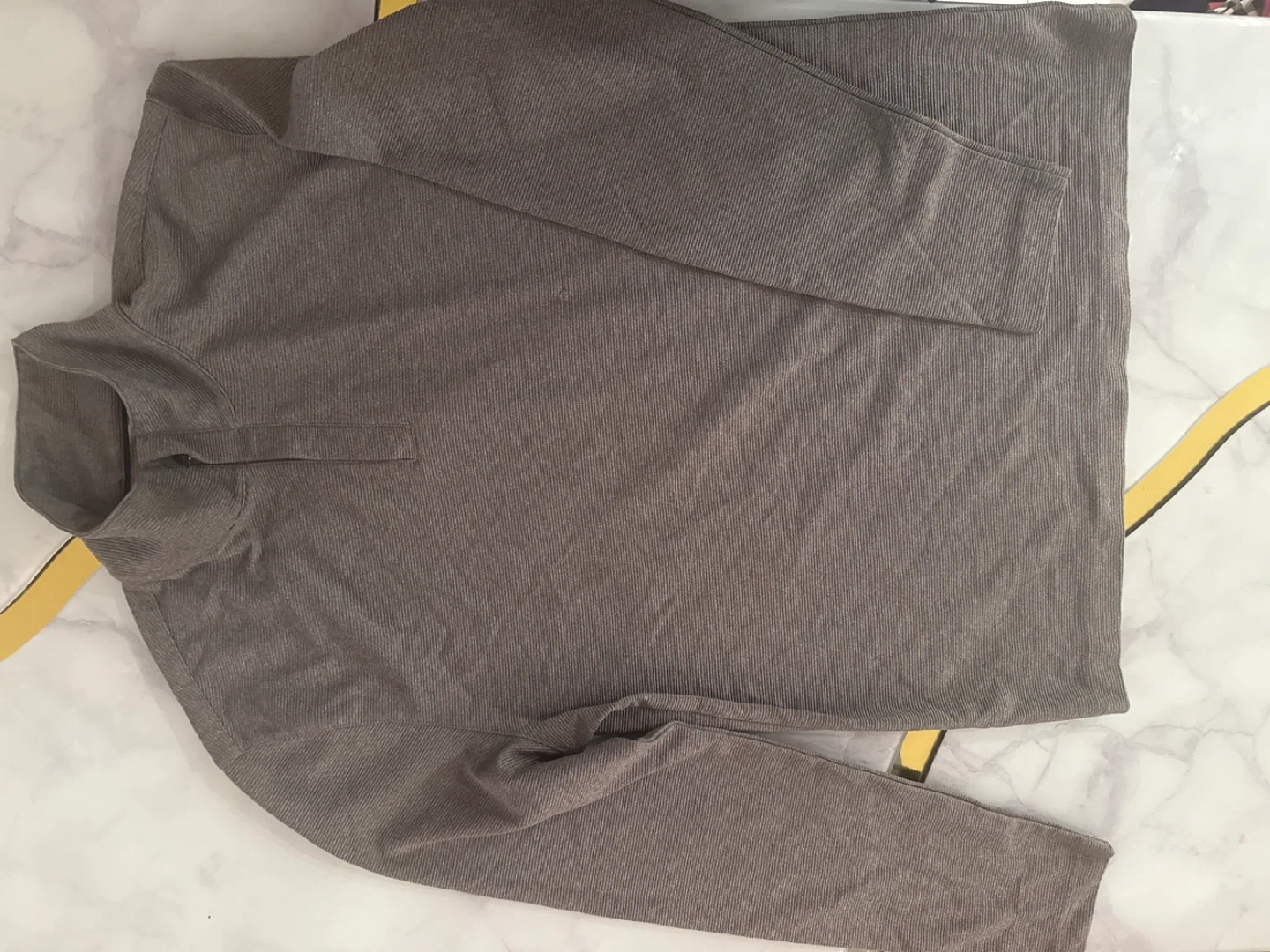Alfani Men's Stretch Pullover Top - Gray, Size M