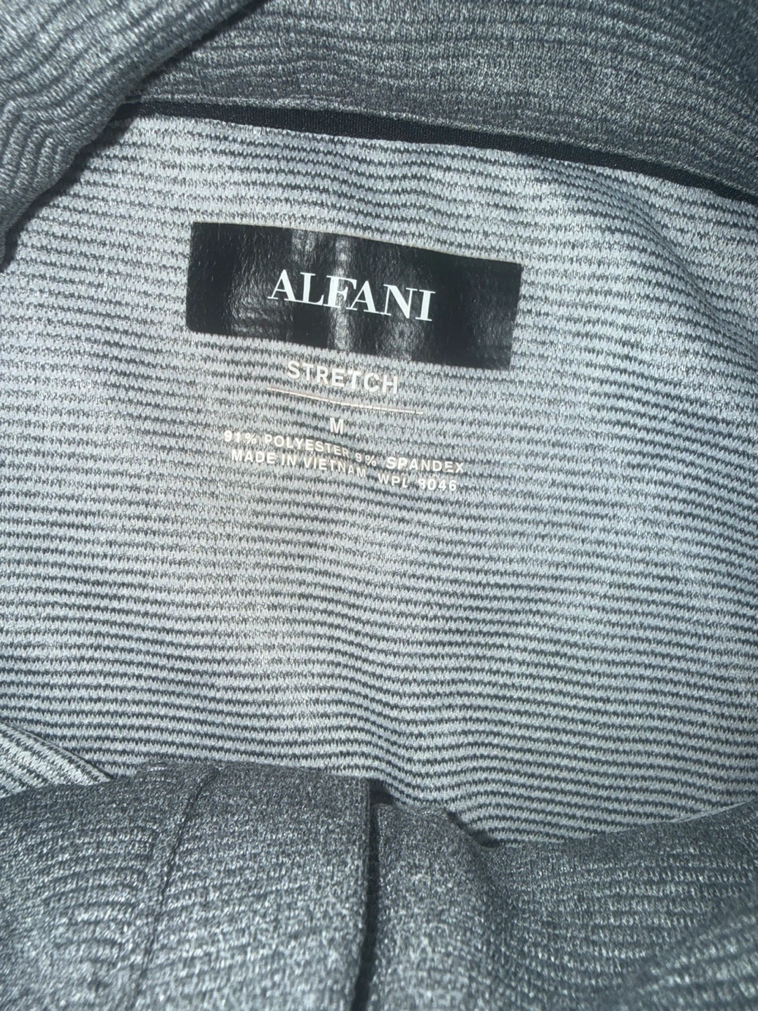 Alfani Men's Stretch Pullover Top - Gray, Size M - photo 2