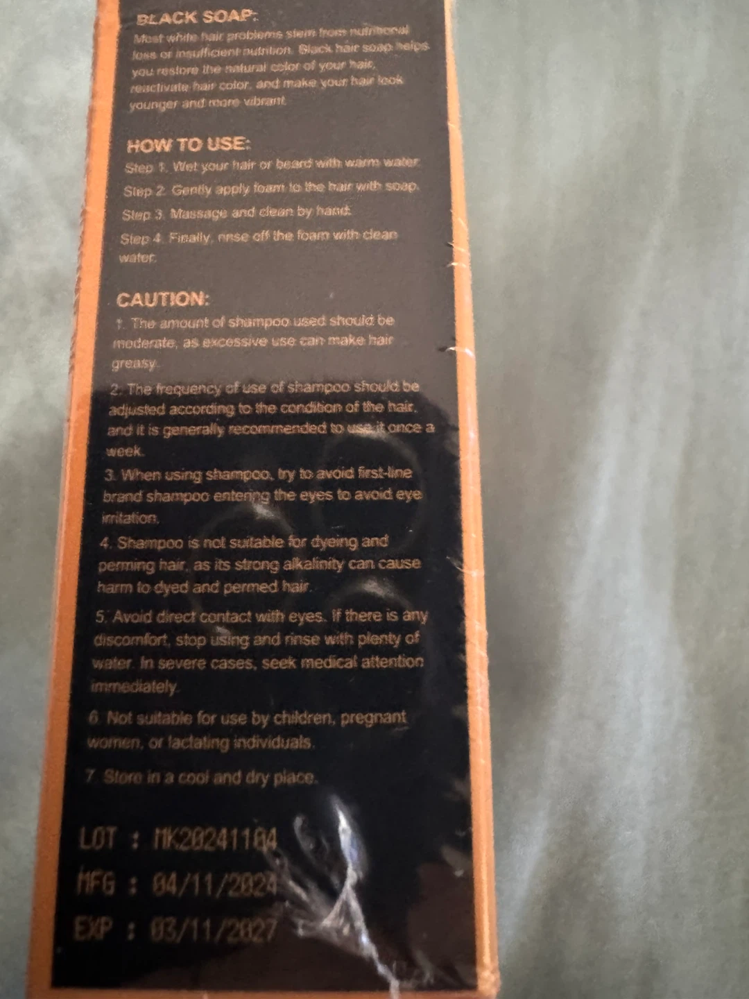 Soug Black Hair Soap - 50g - photo 3