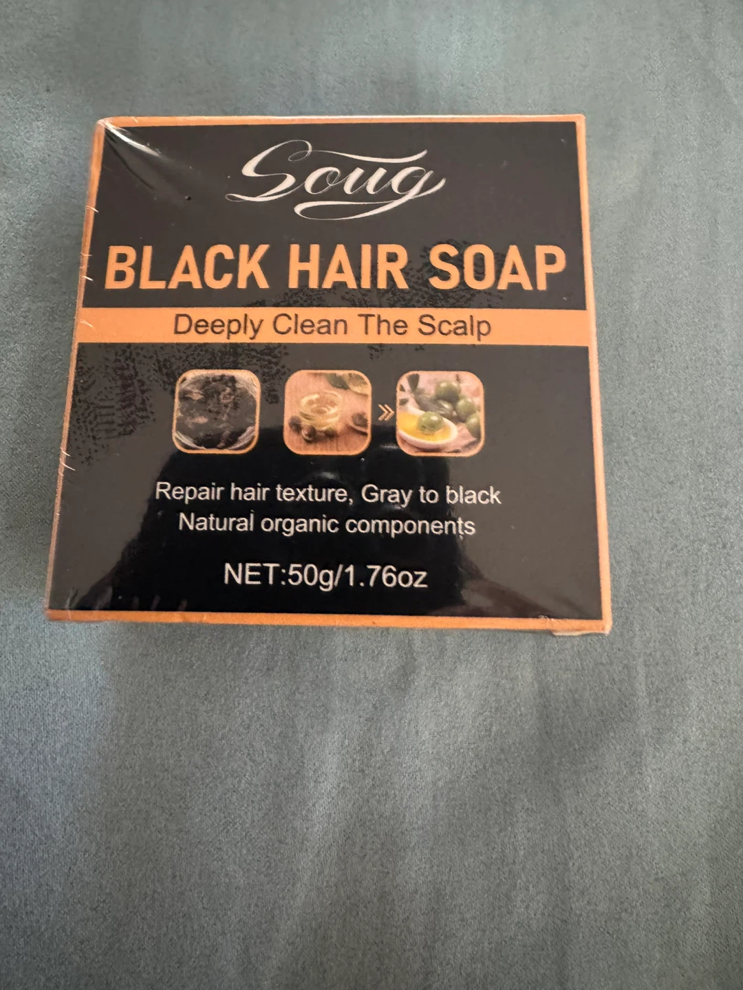 Soug Black Hair Soap - 50g