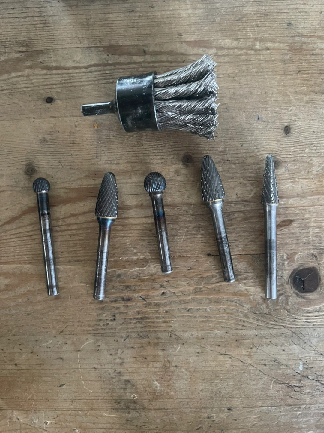 Rotary Burrs and Wire Wheel Set