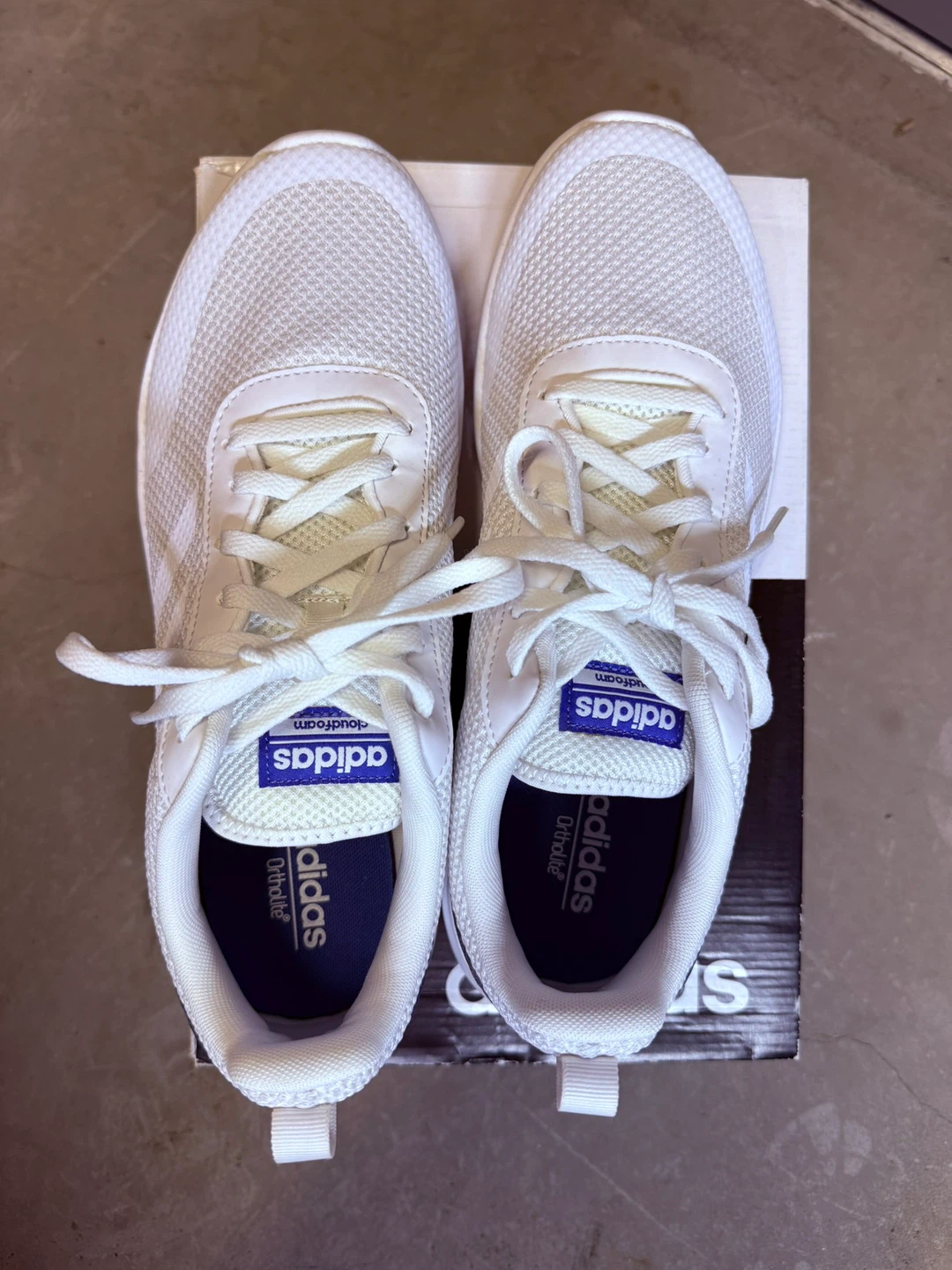 Adidas Element Race - White/Blue - Size 10.5 UK - photo 3