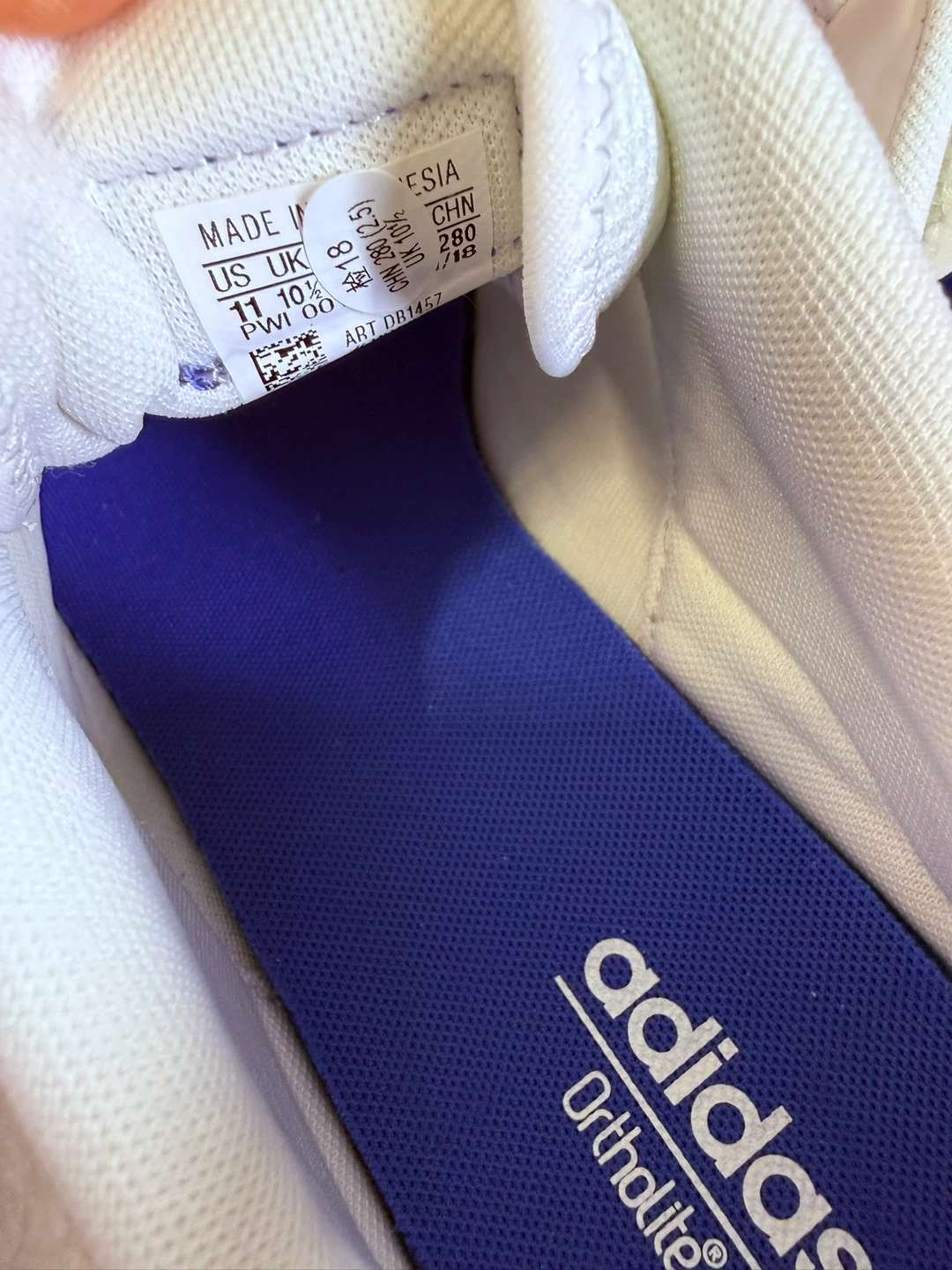 Adidas Element Race - White/Blue - Size 10.5 UK - photo 5