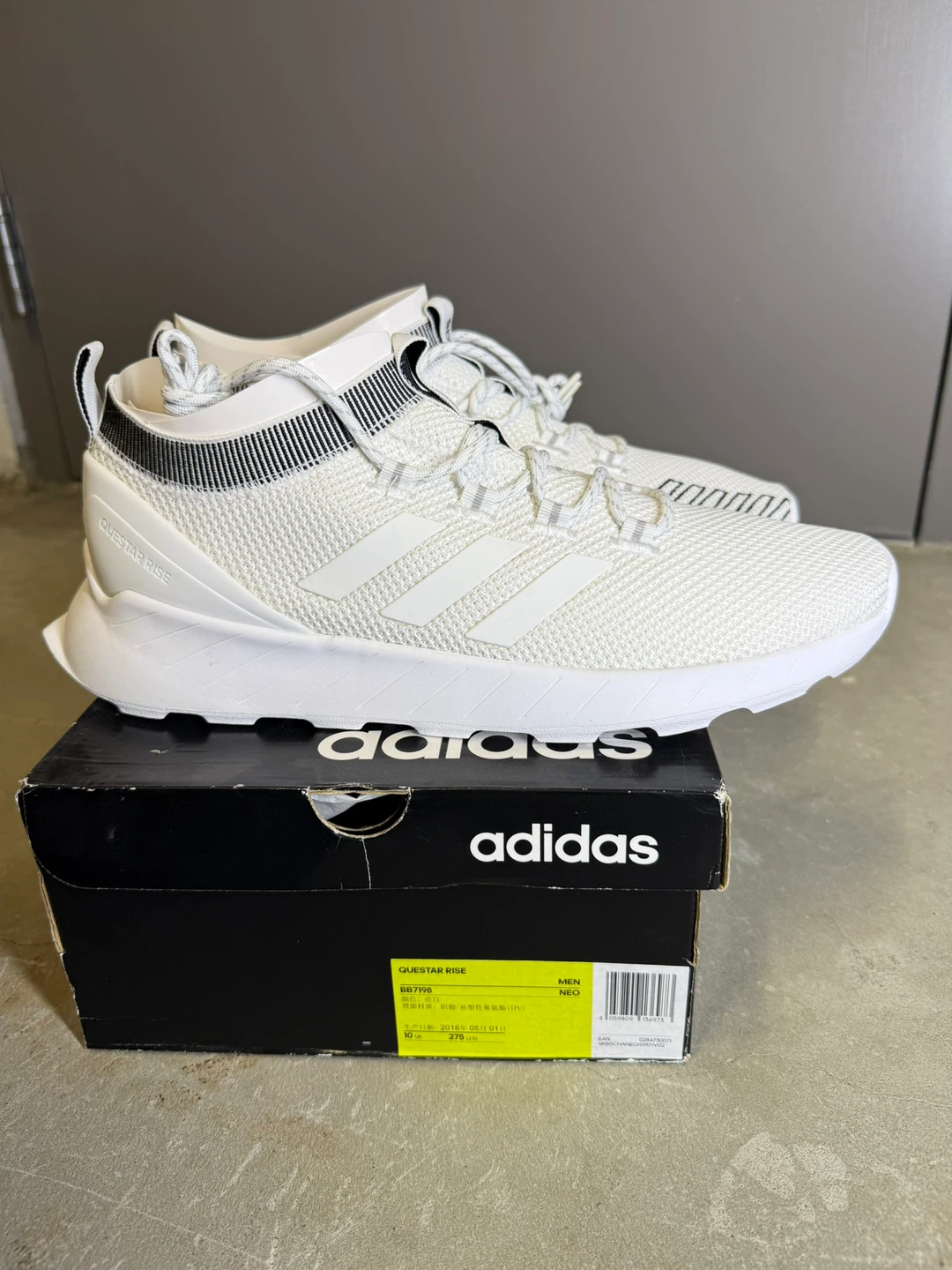 Adidas Questar Rise Men's White Running Shoes