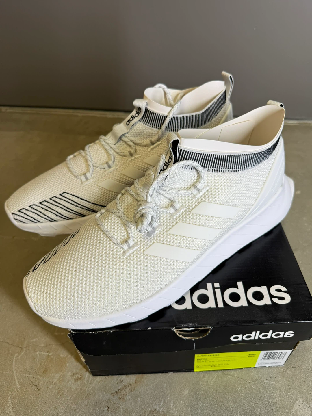 Adidas Questar Rise Men's White Running Shoes - photo 2