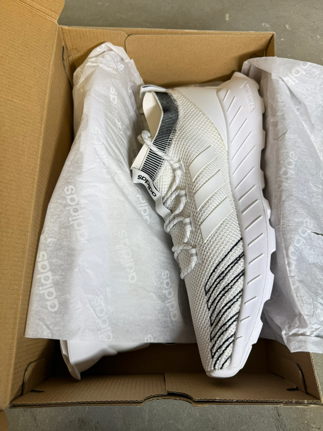 Adidas Questar Rise Men's White Running Shoes - photo 5
