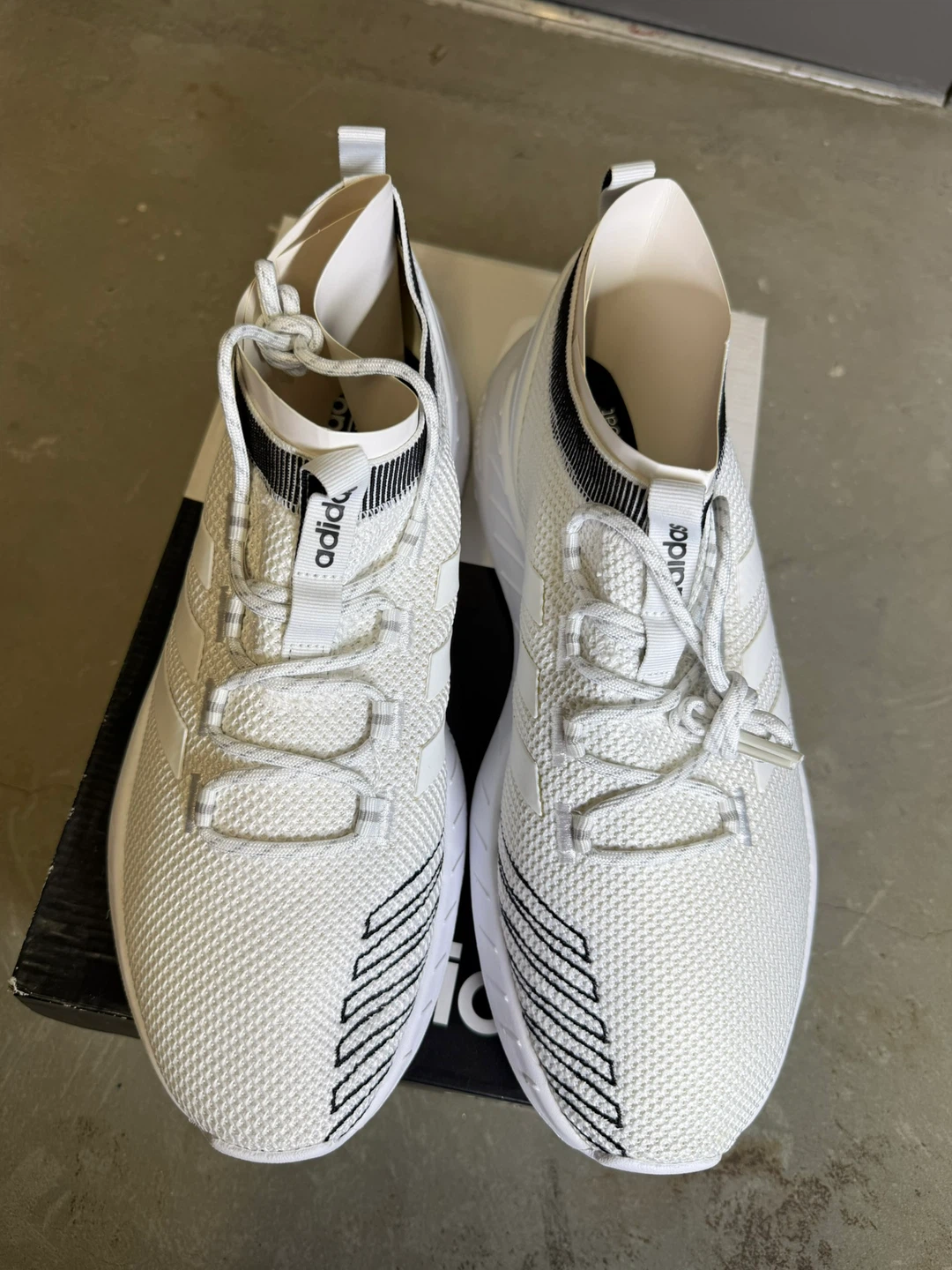 Adidas Questar Rise Men's White Running Shoes - photo 3