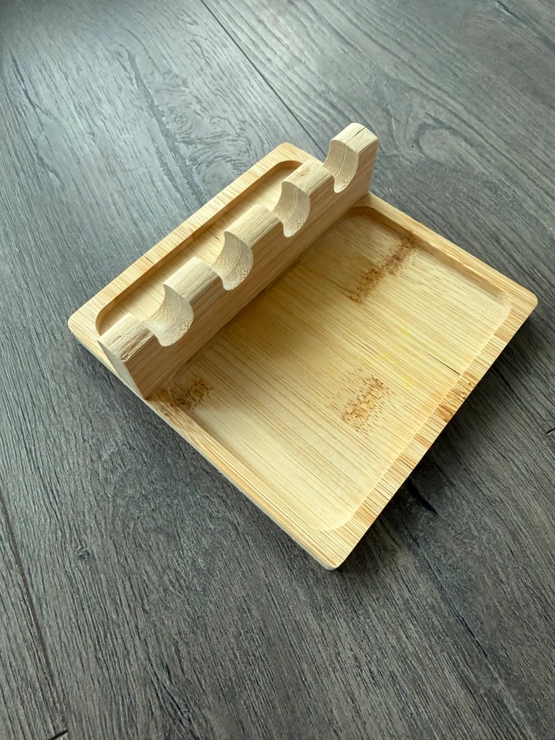 Wooden Utensil Rest Holder