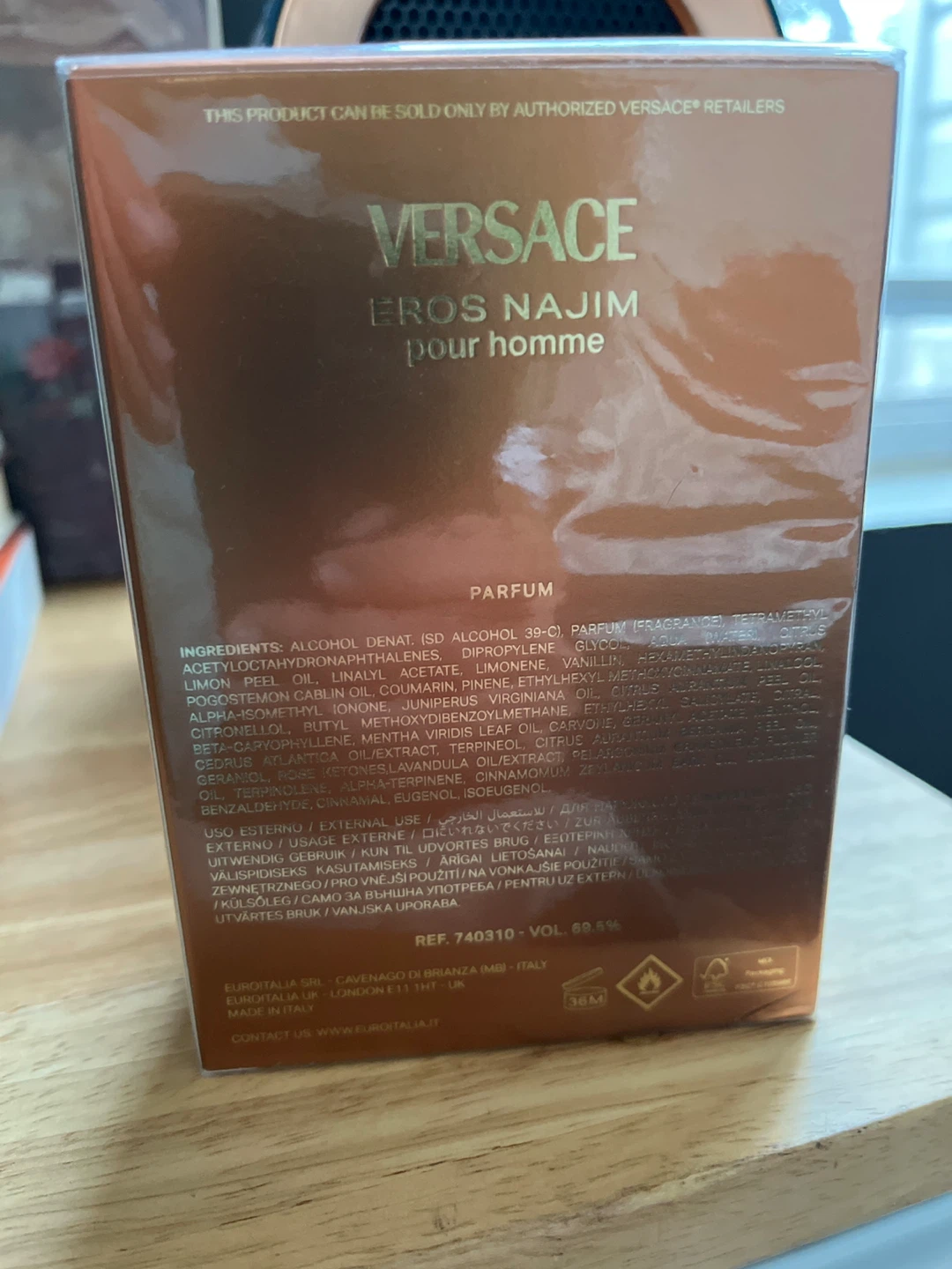 Versace Eros Najm Pour Homme Eau de Parfum Natural Spray 100ml - photo 3