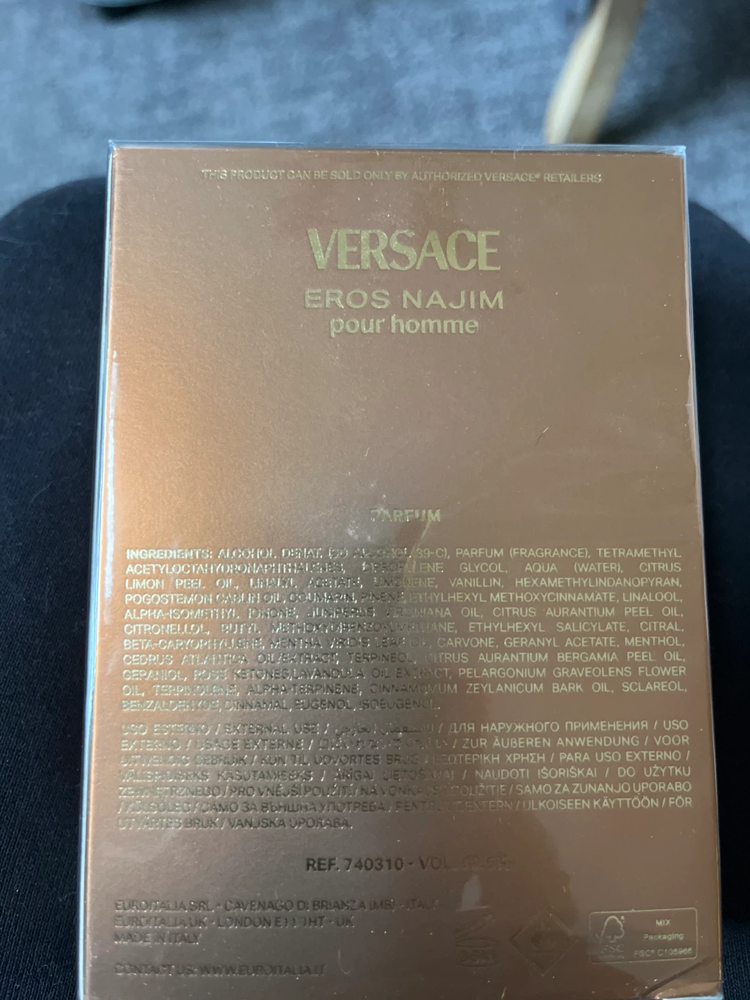 Versace Eros Najm Pour Homme Eau de Parfum Natural Spray 100ml - photo 2