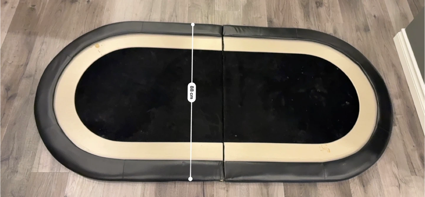 Foldable Oval Poker Table - photo 2