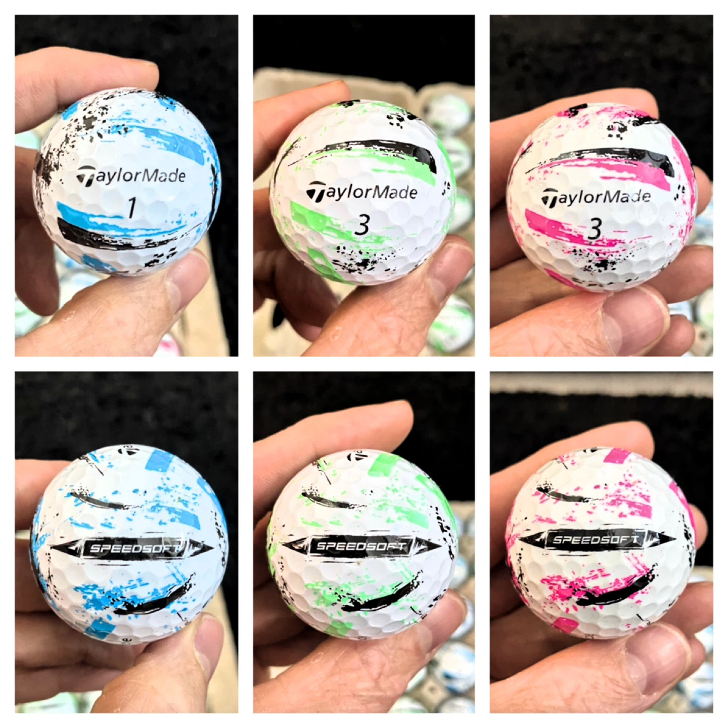 18 Taylormade Speedsoft Ink Golf Balls - photo 3