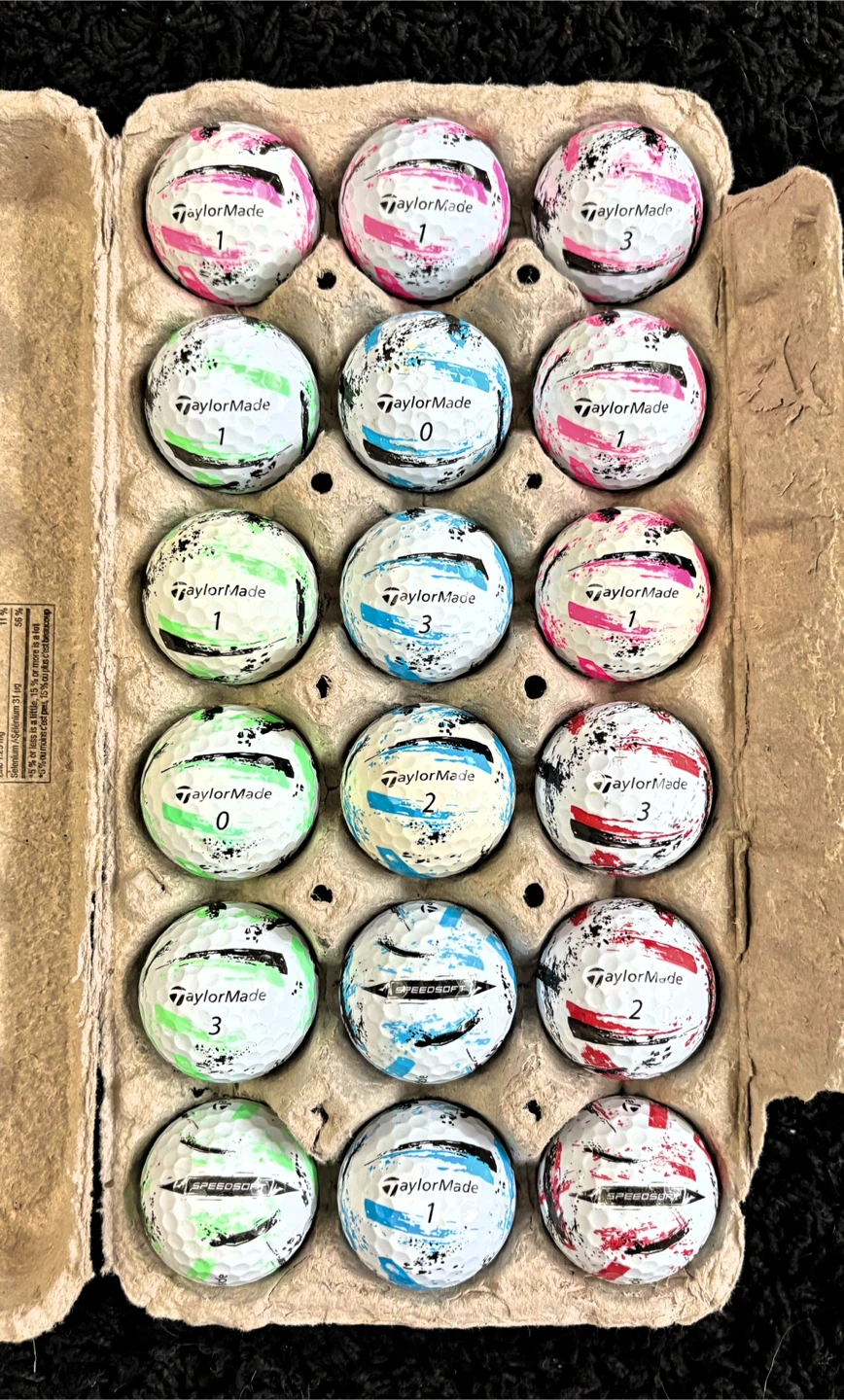 18 Taylormade Speedsoft Ink Golf Balls - photo 2
