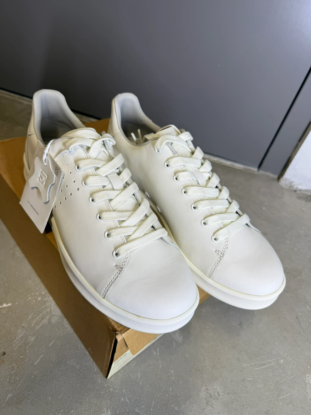 Xiaomi Men's White Leather Sneakers - Size 45 - photo 3
