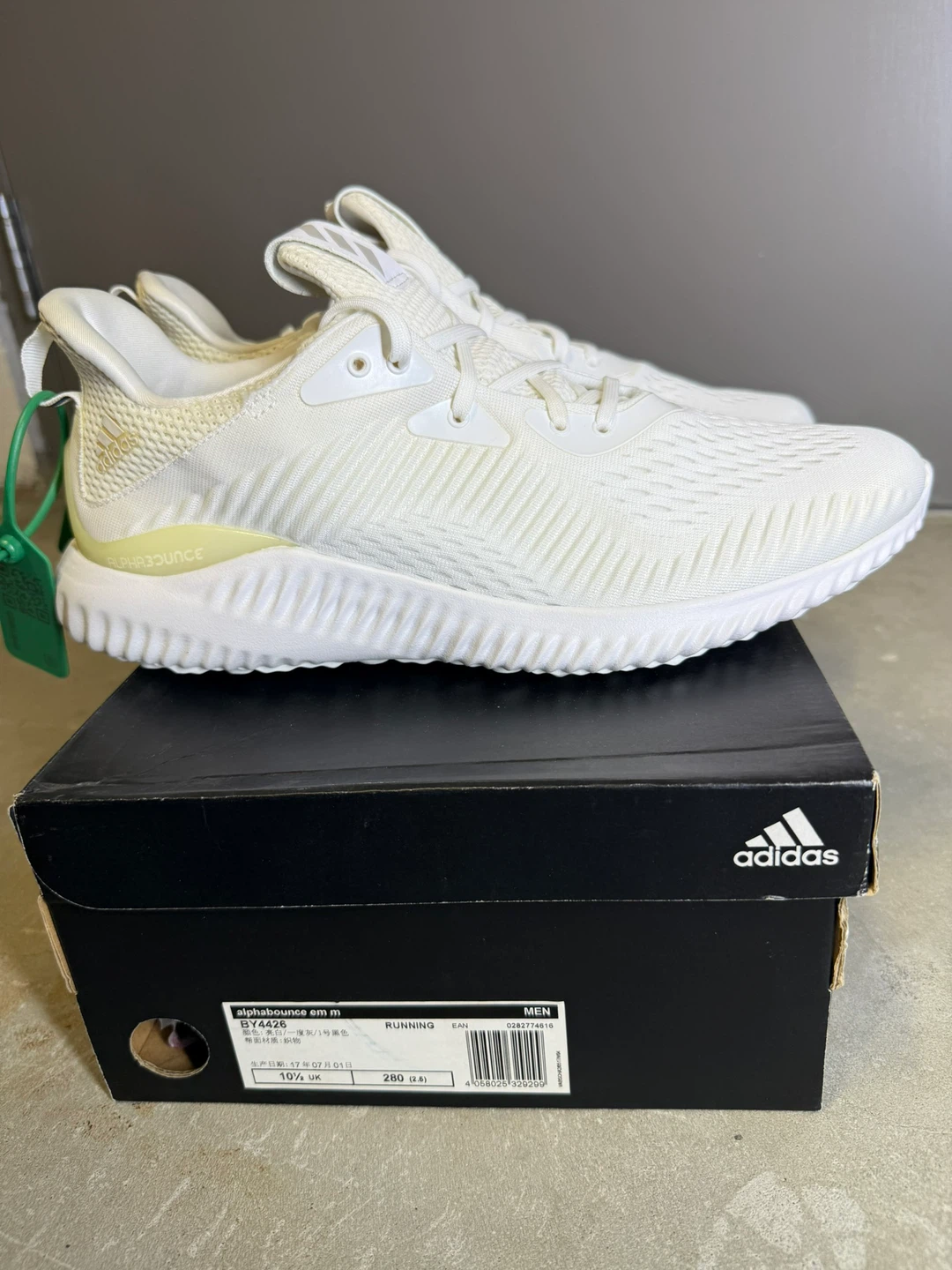 Adidas Alphabounce EM Running Shoes - White
