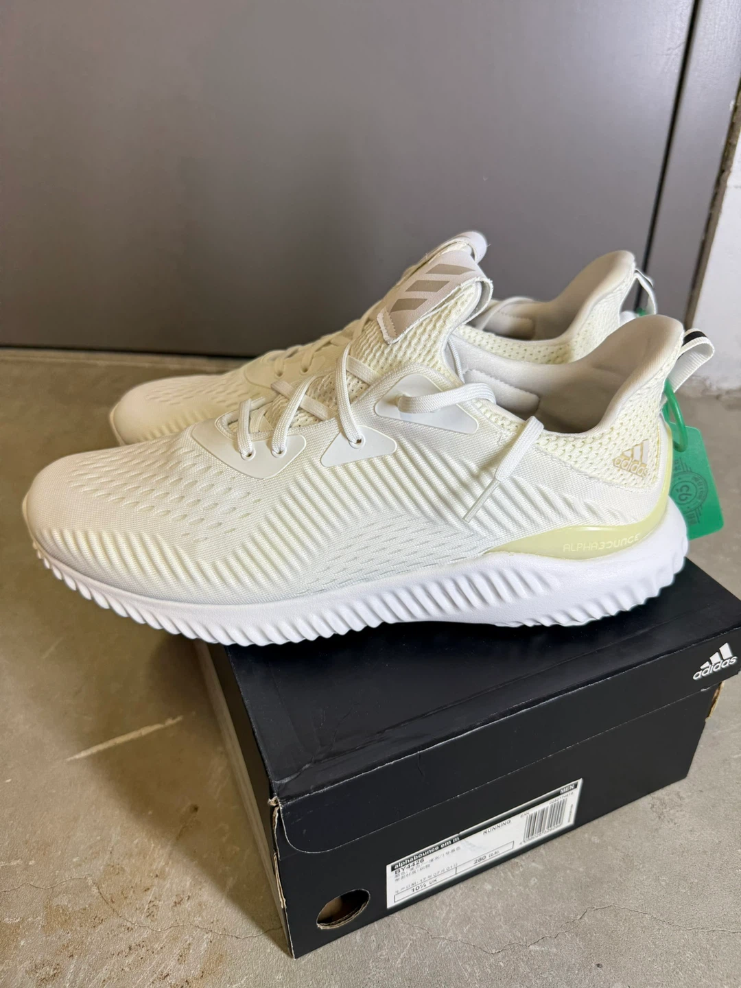 Adidas Alphabounce EM Running Shoes - White - photo 3