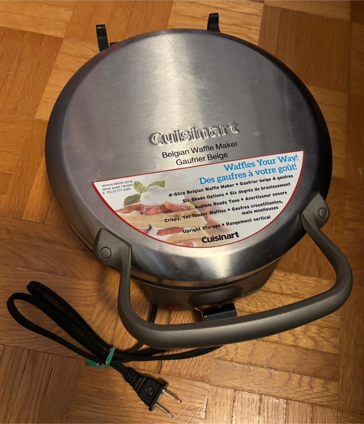Cuisinart 4-Slice Belgian Waffle Maker