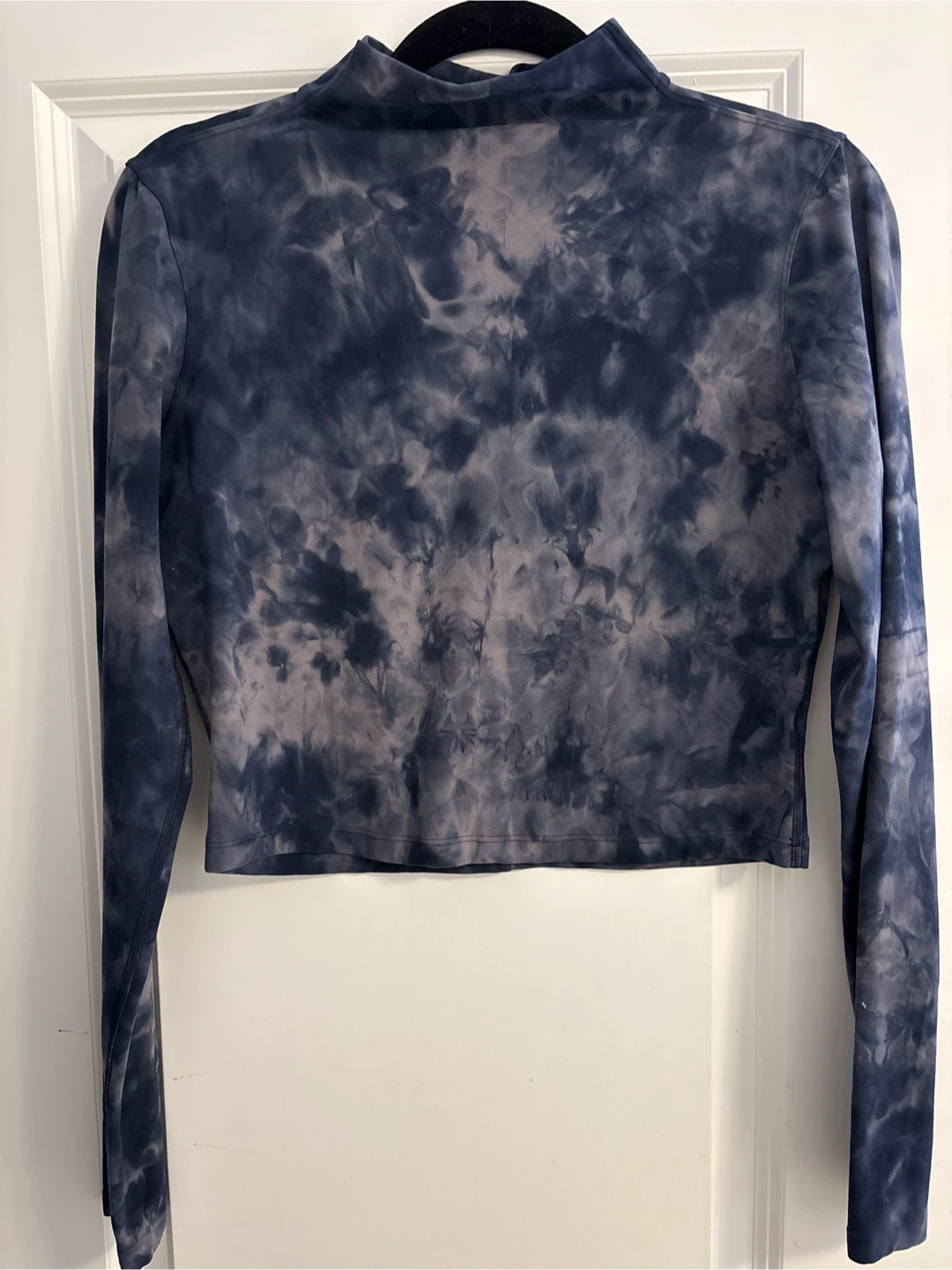 Lululemon Tie-Dye Mock Neck Long Sleeve Top Size 10