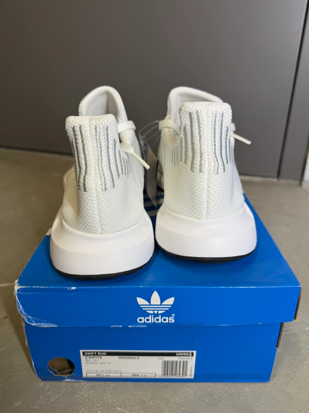 Adidas Swift Run CG4112 White Sneakers - photo 3