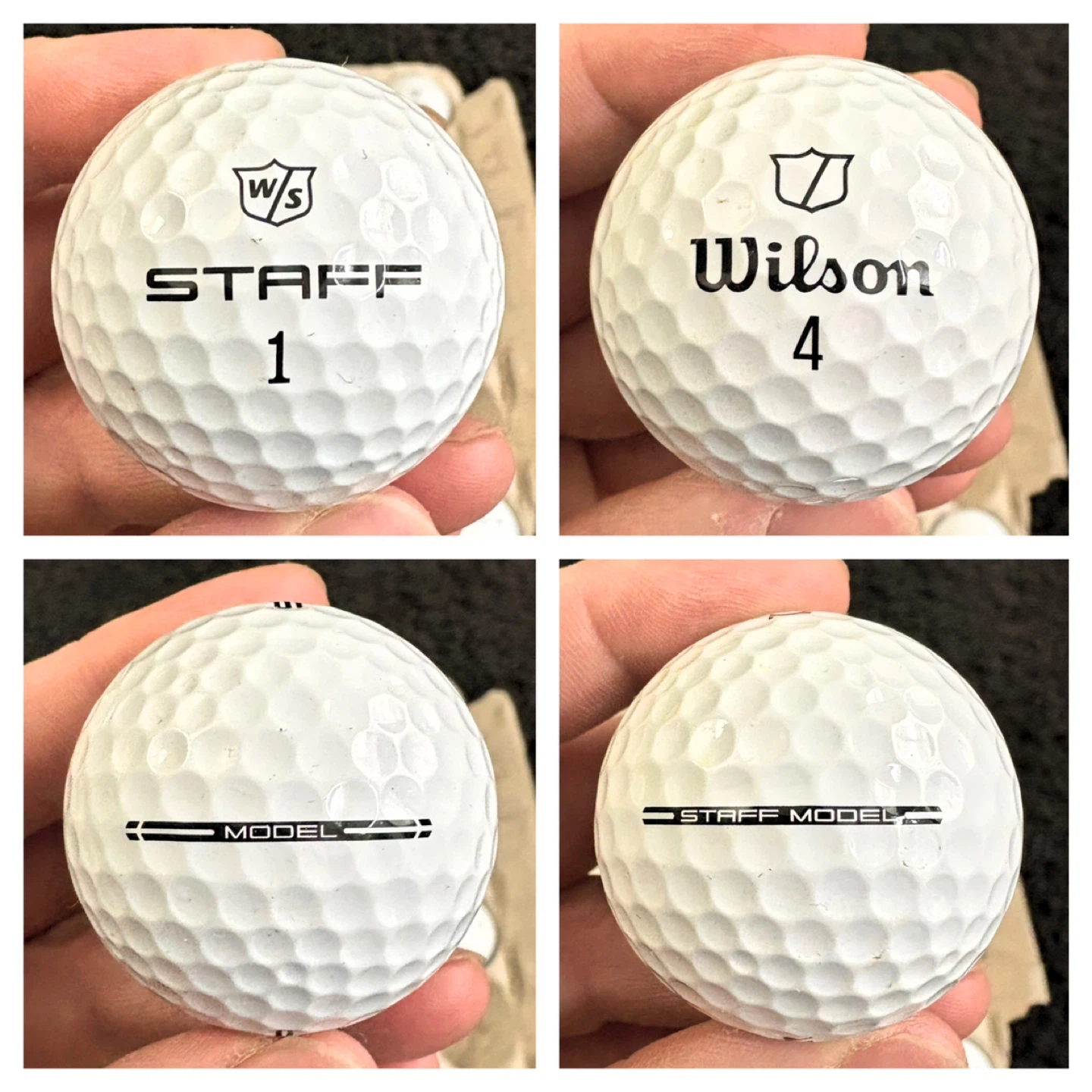 18 Wilson Staff Model Golf Balls - photo 3