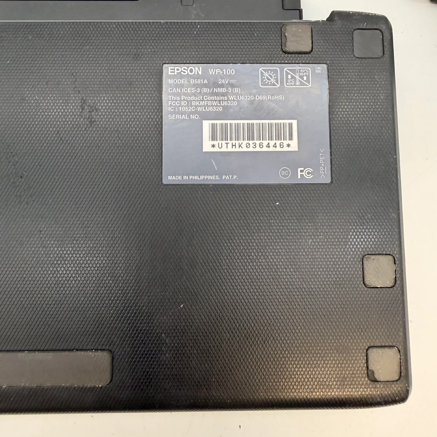 Epson WorkForce WF-100 Portable Printer - photo 5