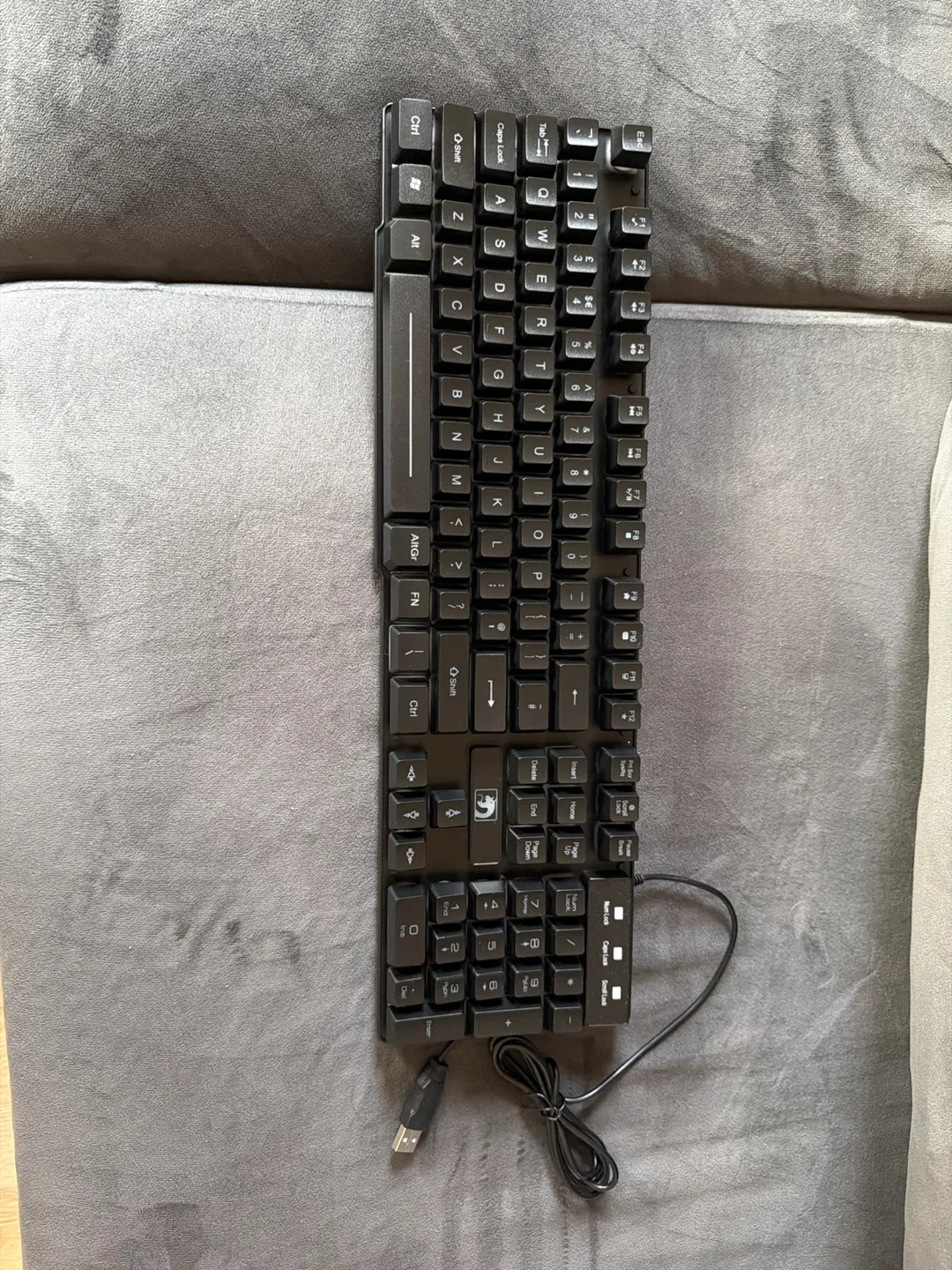 Black Wired USB Keyboard