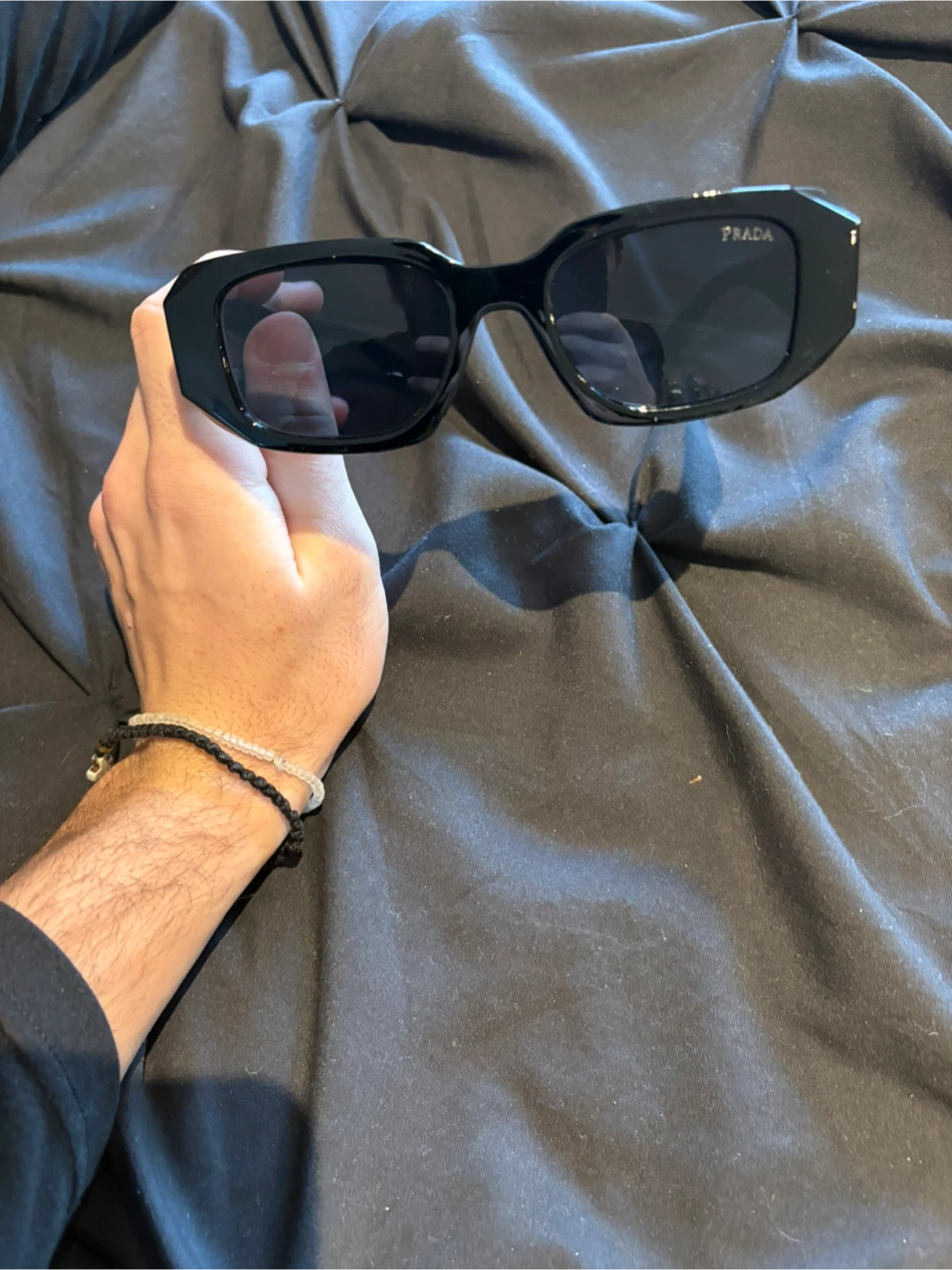 Prada Black Sunglasses with Case - photo 5