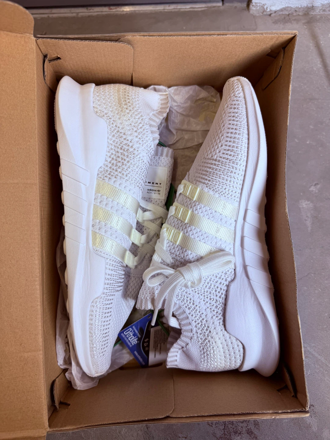 Adidas EQT Support ADV PK White Sneakers - Size 10 - photo 5