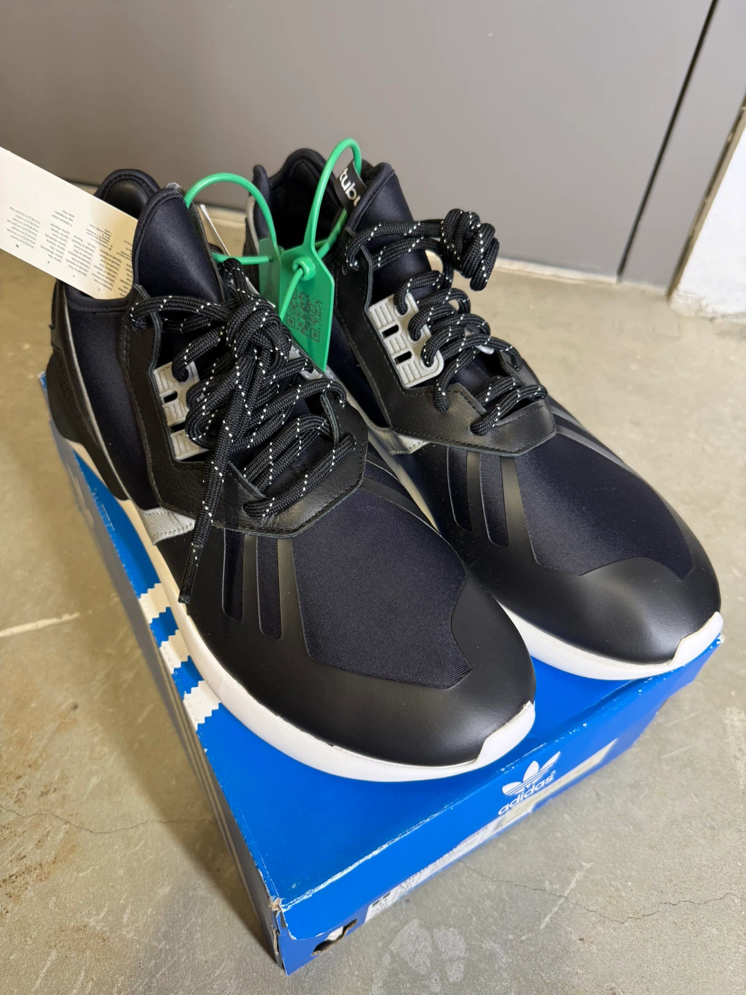 Adidas Tubular Runner Black White Shoes - Men's US 11 - photo 4