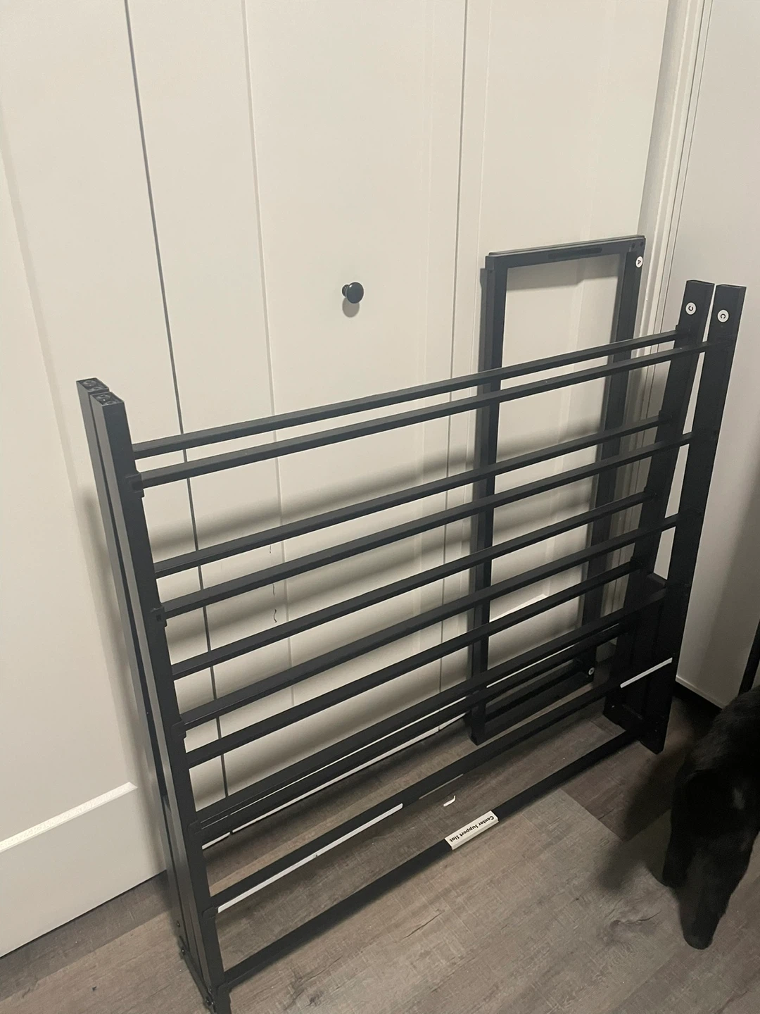 Black Metal Twin Platform Bed Frame