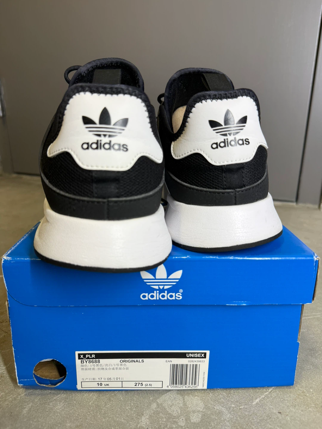 Adidas X_PLR Originals Unisex Sneakers Black/White Size 11 - photo 3