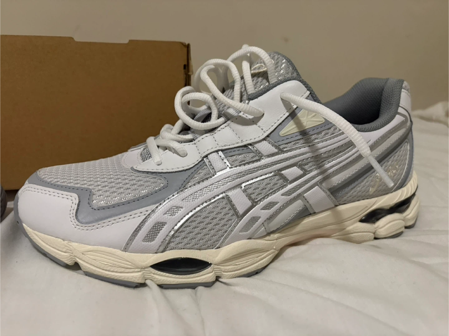 ASICS GEL-NYC 2055 Glacier Grey/White Sneakers US Men's 10 - photo 4