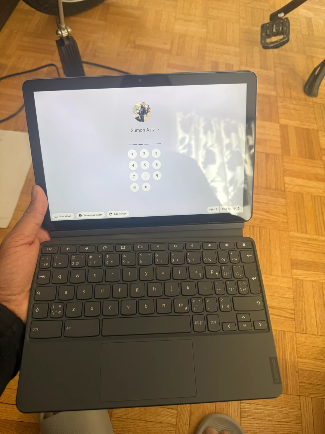 Lenovo Chromebook Tablet with Keyboard