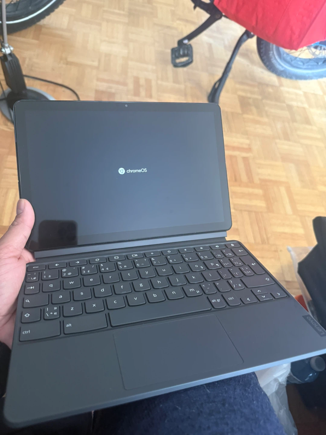 Lenovo Chromebook Tablet with Keyboard - photo 2