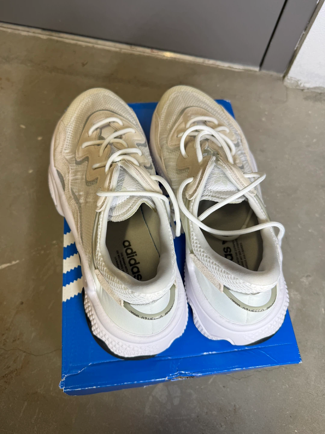 Adidas Ozweego Cream/White Sneakers - photo 4