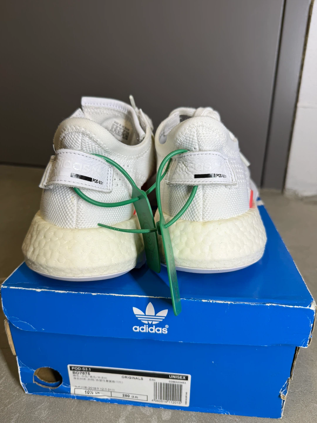 Adidas POD-S3.1 White Sneakers - Size 11 - photo 5