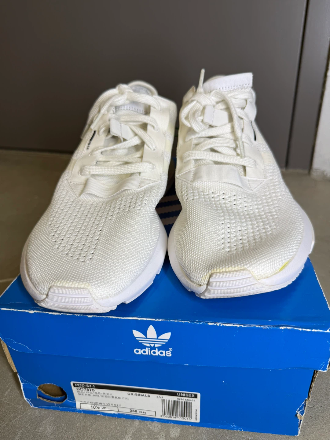 Adidas POD-S3.1 White Sneakers - Size 11 - photo 3