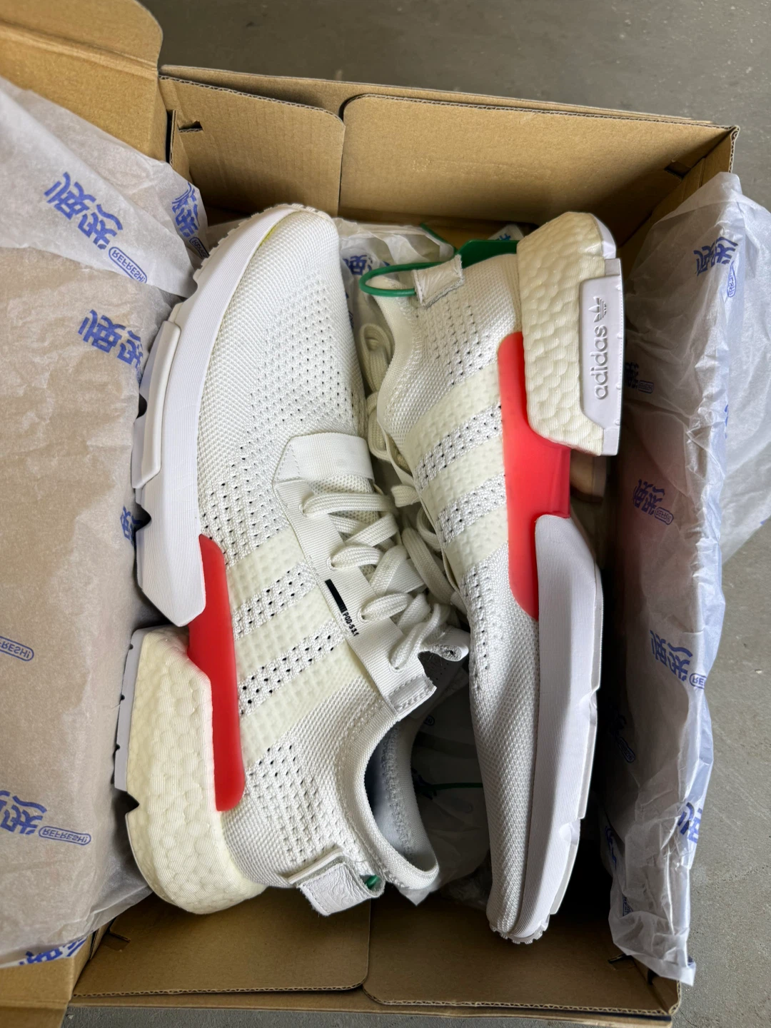 Adidas POD-S3.1 White Sneakers - Size 11 - photo 4