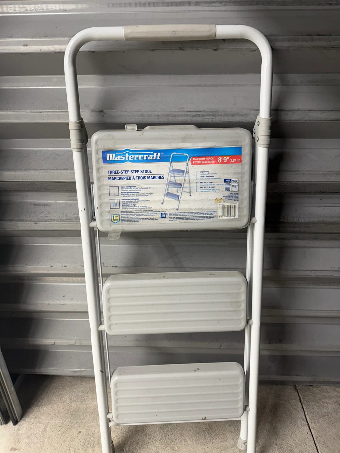 Mastercraft 3-Step Folding Step Stool