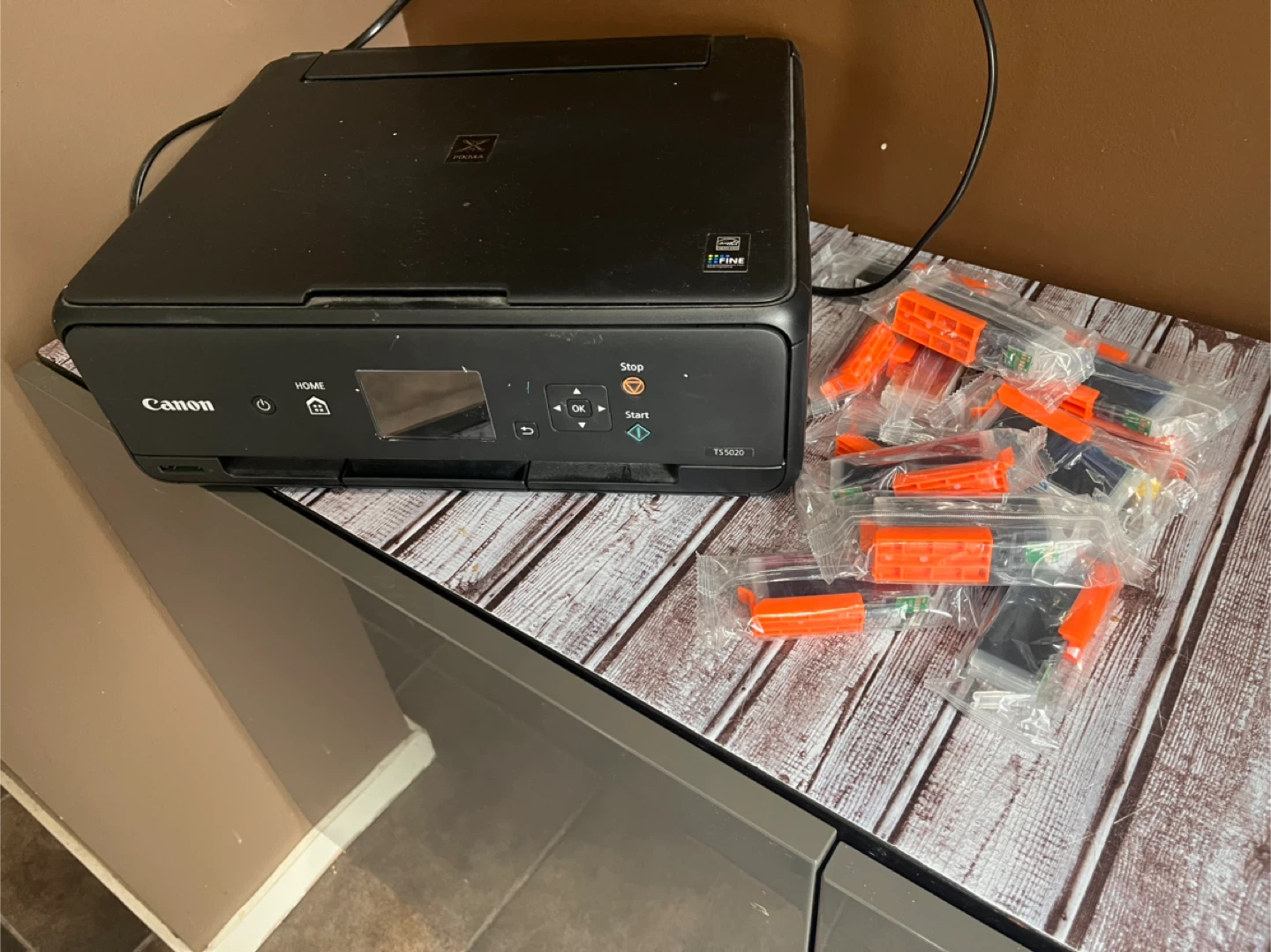 Canon TS5020 All-in-One Printer with Extra Ink Cartridges