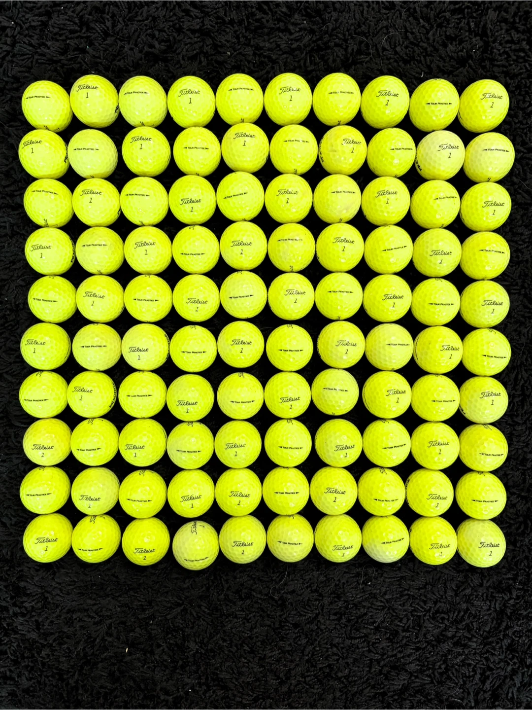 100 Titleist Tour Practice Golf Balls