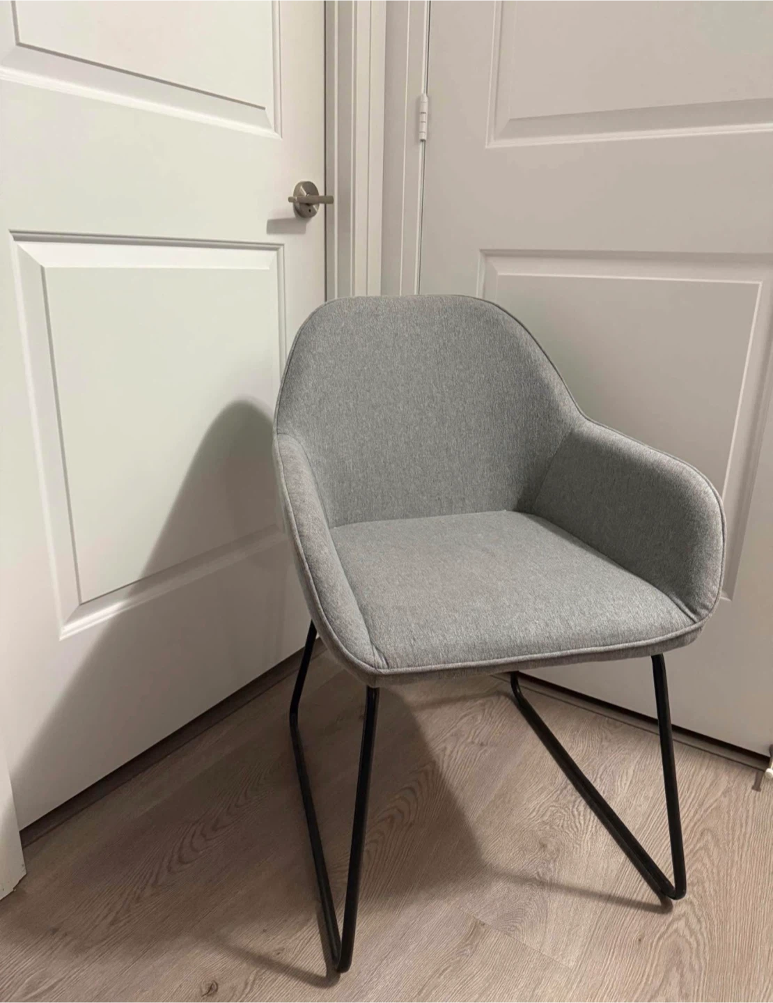 Grey Upholstered Accent Chair - photo 3
