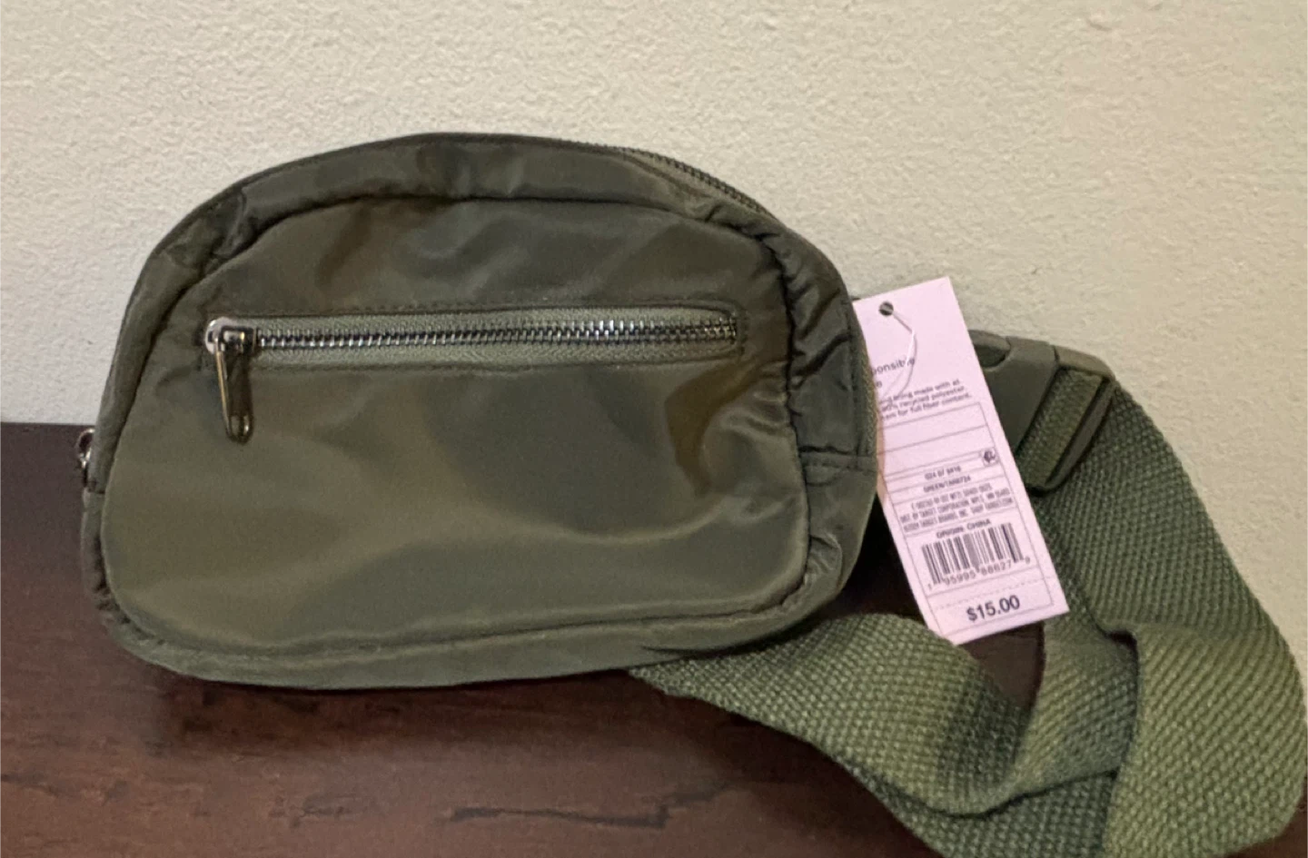 NEW-Wild Fable Olive Green Belt Bag - photo 2