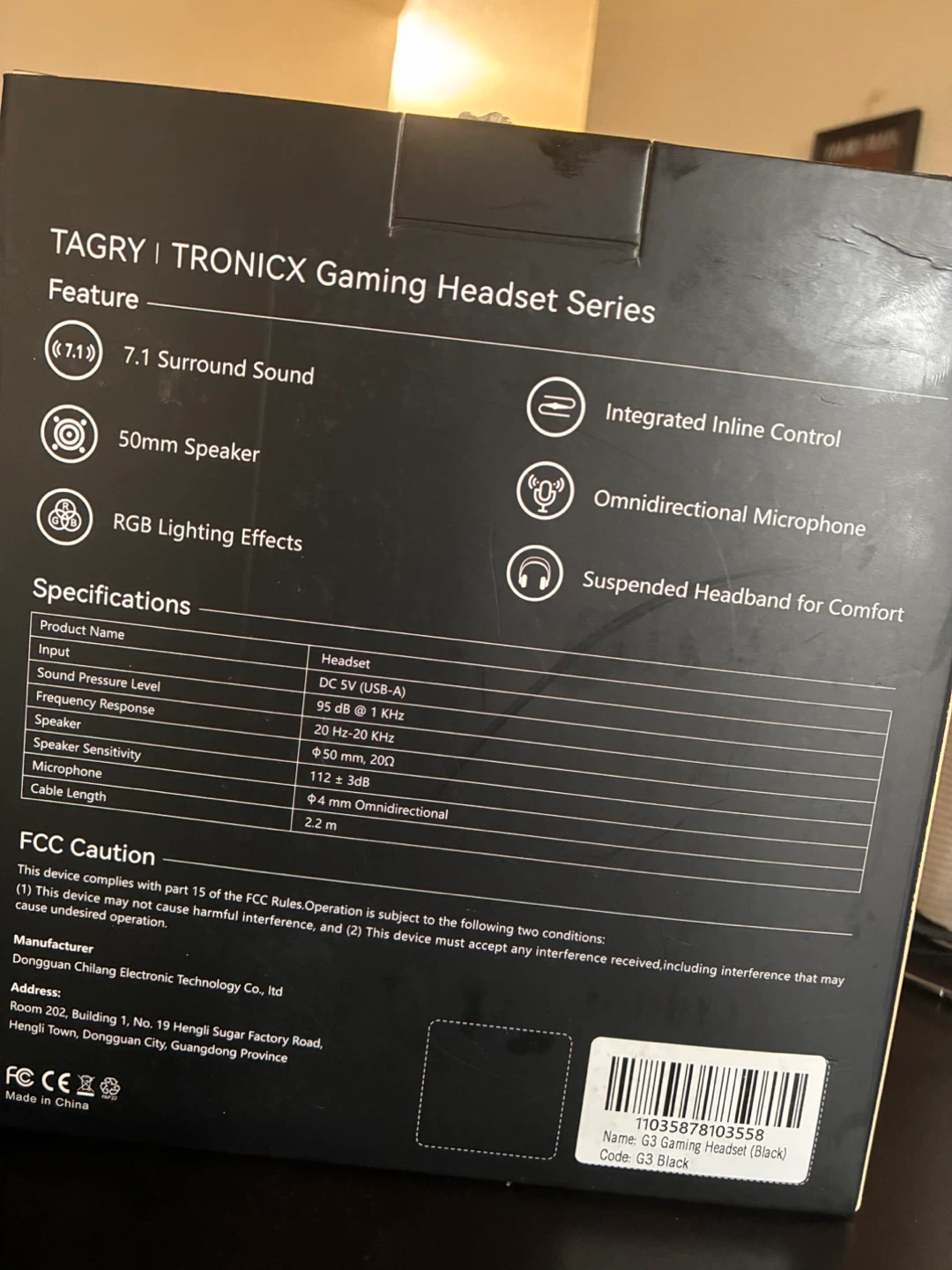 TAGRY|TRONIC X G3 Gaming Headset