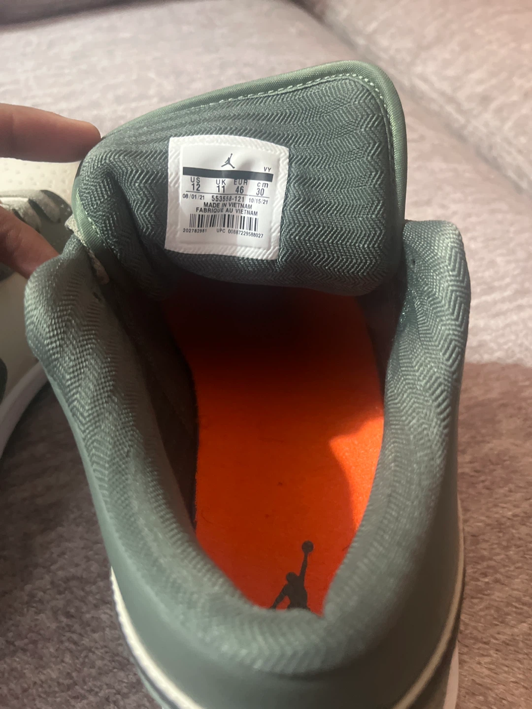 Jordan 1 military green men’s - photo 4